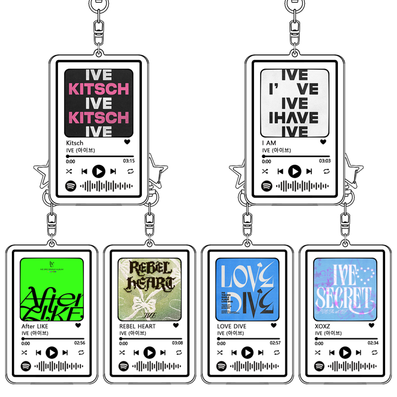 Acrylic Cosplay Prop - Kpop Popular Ive Acrylic Keychain Gaeul