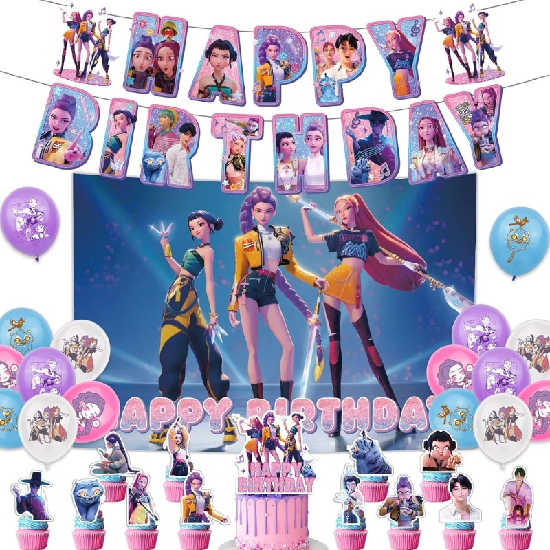 Cosplay Prop Kit - Hot K-Pop Birthday Party Supplies Kit