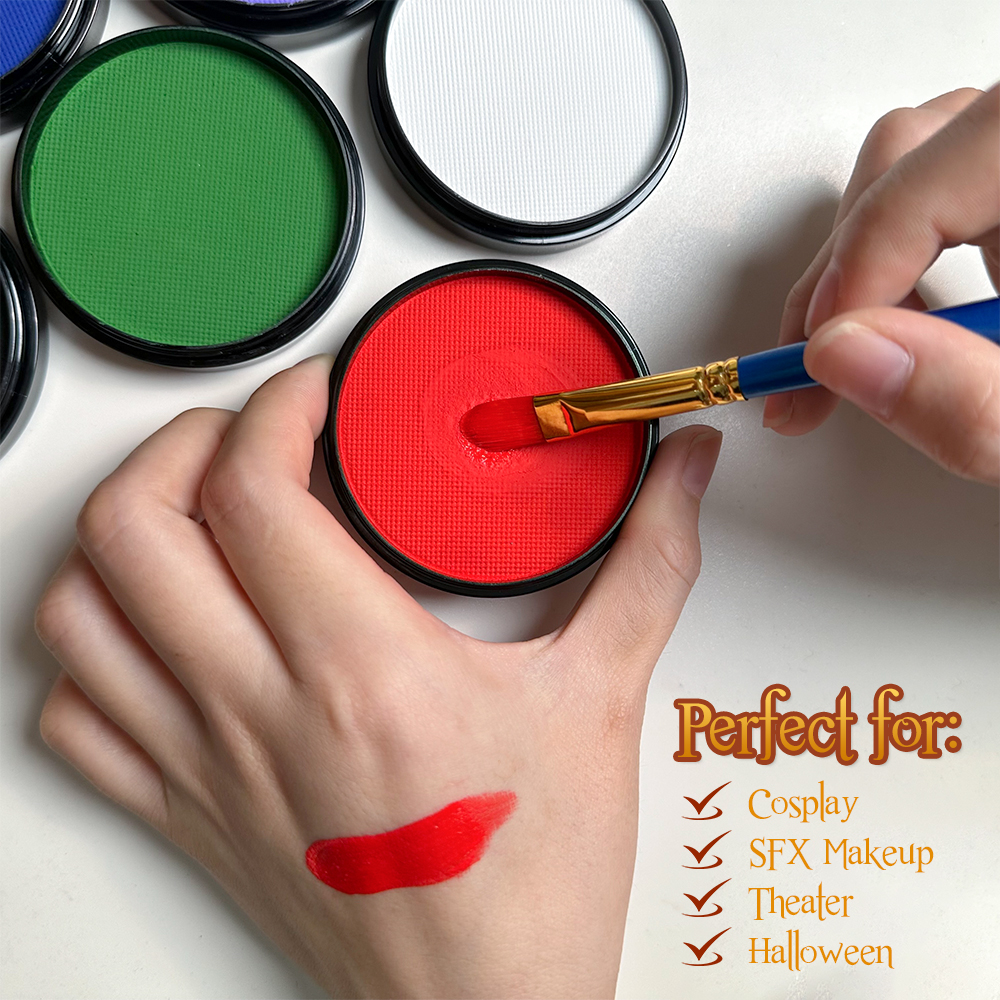 6 Colors Water Activated Face  - Cosplay Prop Paint ulasan dan harga