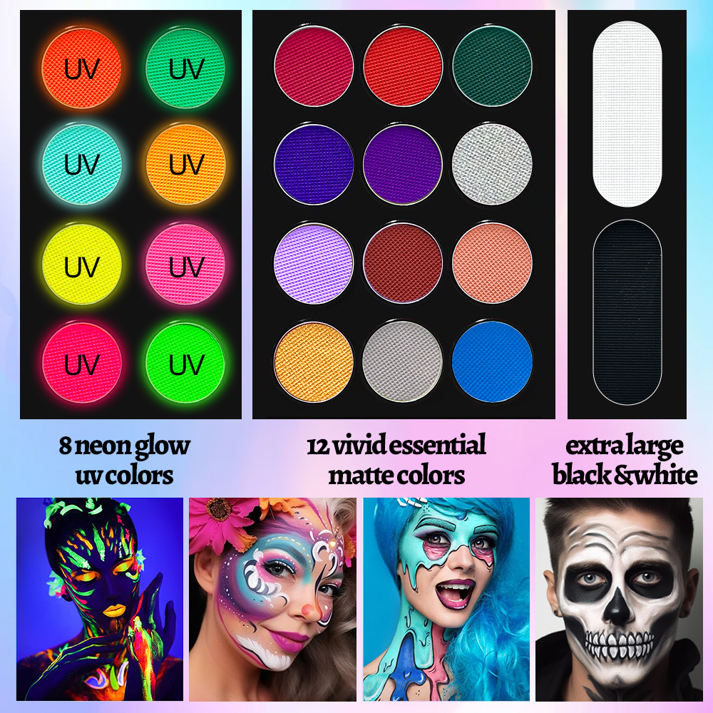 22 Color Face Body Painting Ki - Cosplay Prop Paint ulasan dan harga