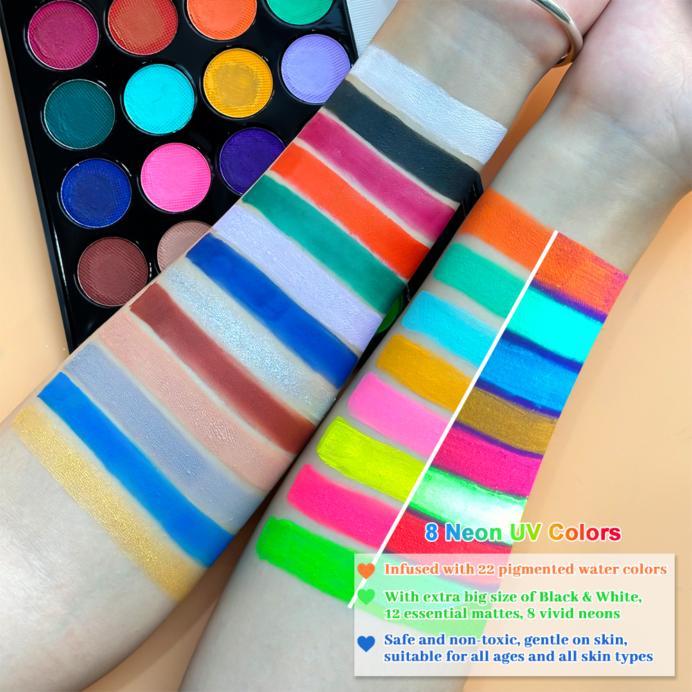 22 Color Face Body Painting Ki - Cosplay Prop Paint ulasan dan harga