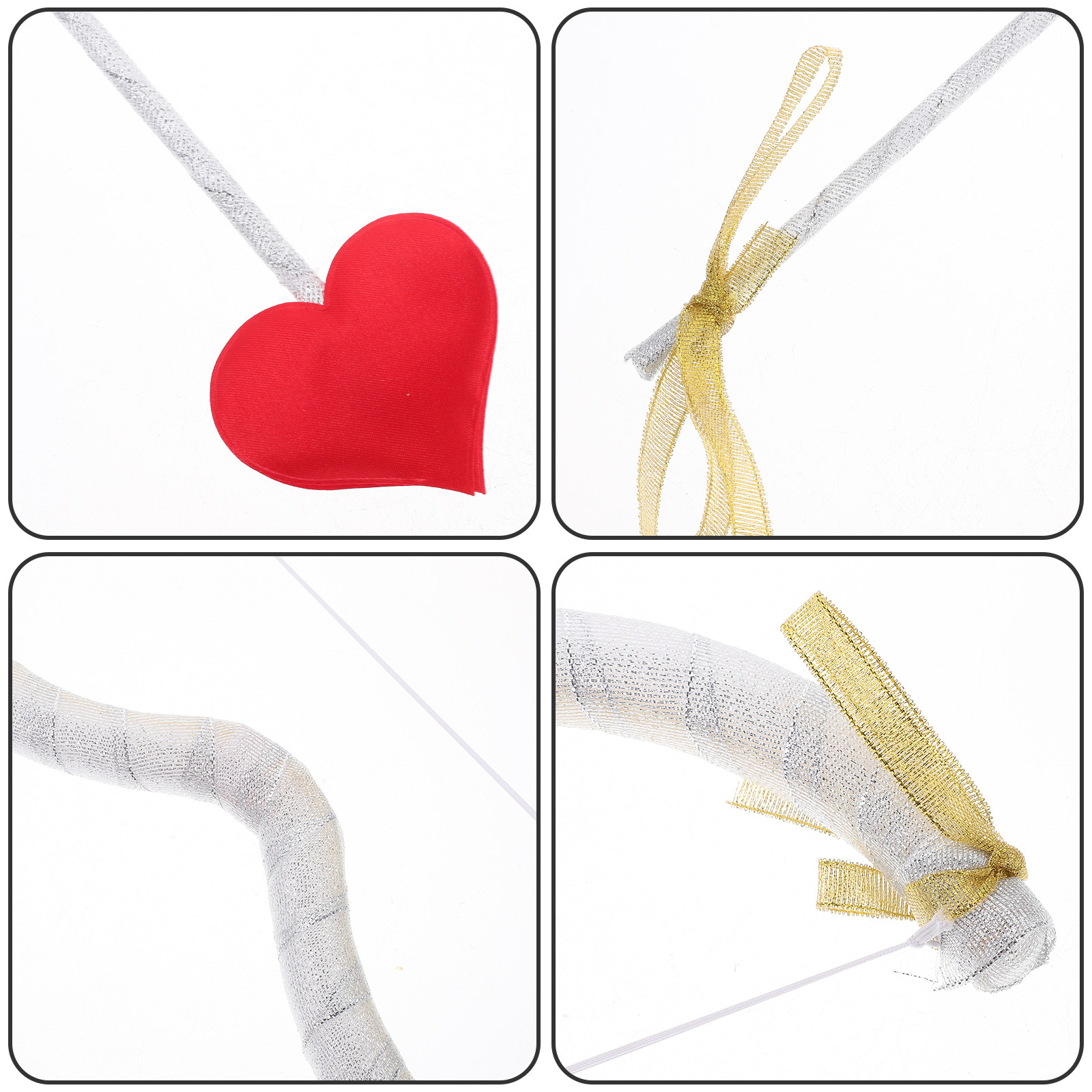 1Set Cupid Arrow Bow Kit Exqui - Cosplay Prop Kit ulasan dan harga