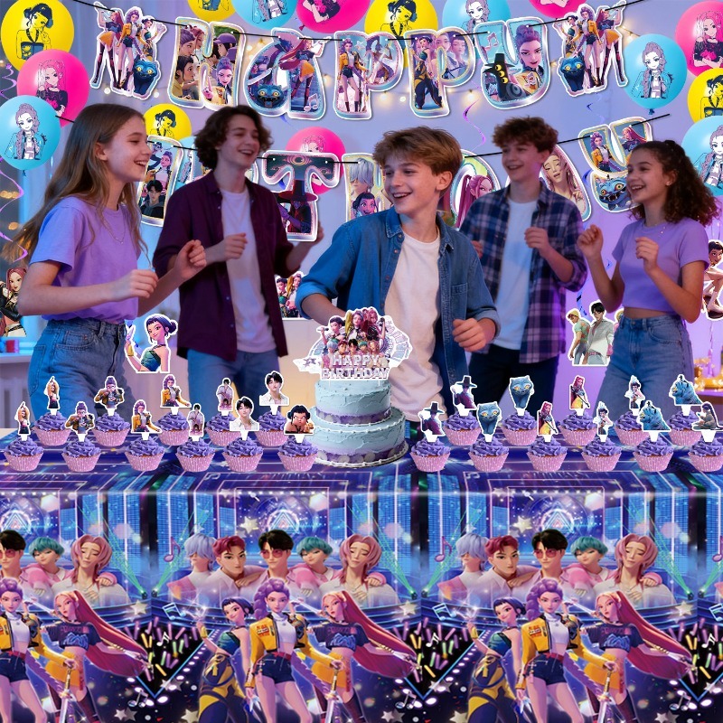 K-Pop Birthday Party Supplies  - Cosplay Prop Kit ulasan dan harga