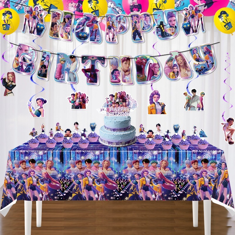 K-Pop Birthday Party Supplies  - Cosplay Prop Kit ulasan dan harga