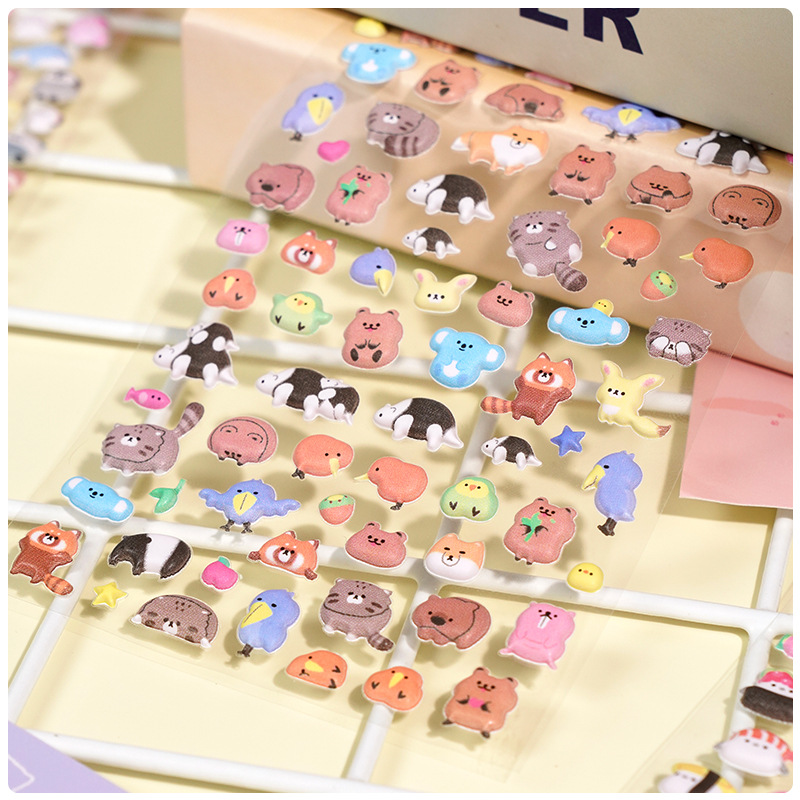 6 Sheets 3D Mini Cute Animal J - Eva Foam Sheet ulasan dan harga