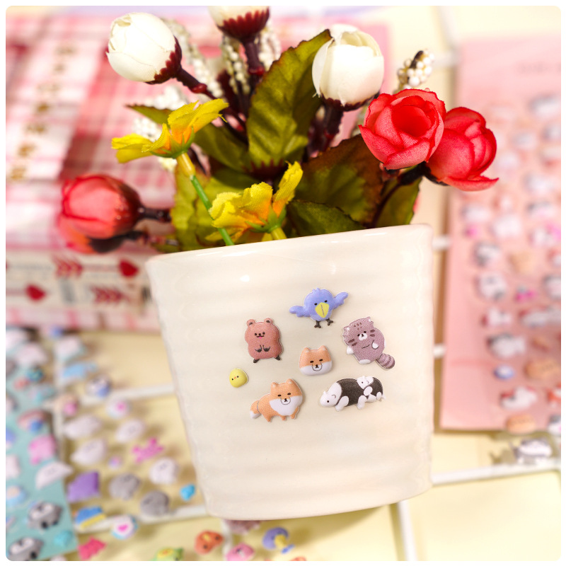 6 Sheets 3D Mini Cute Animal J - Eva Foam Sheet ulasan dan harga
