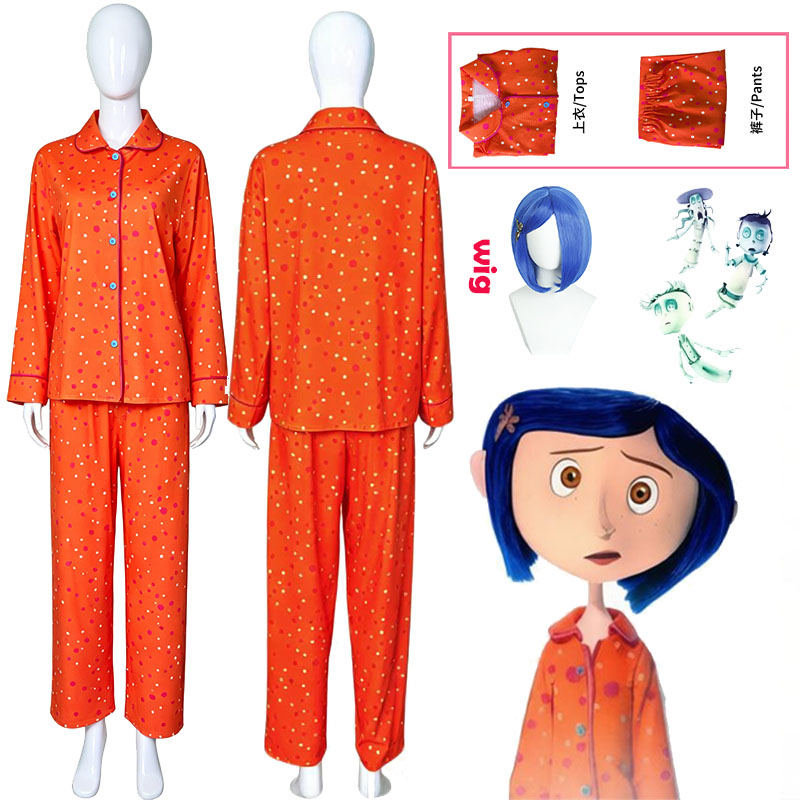 Movie Coraline Cosplay Pajamas - Prop Para Cosplay ulasan dan harga