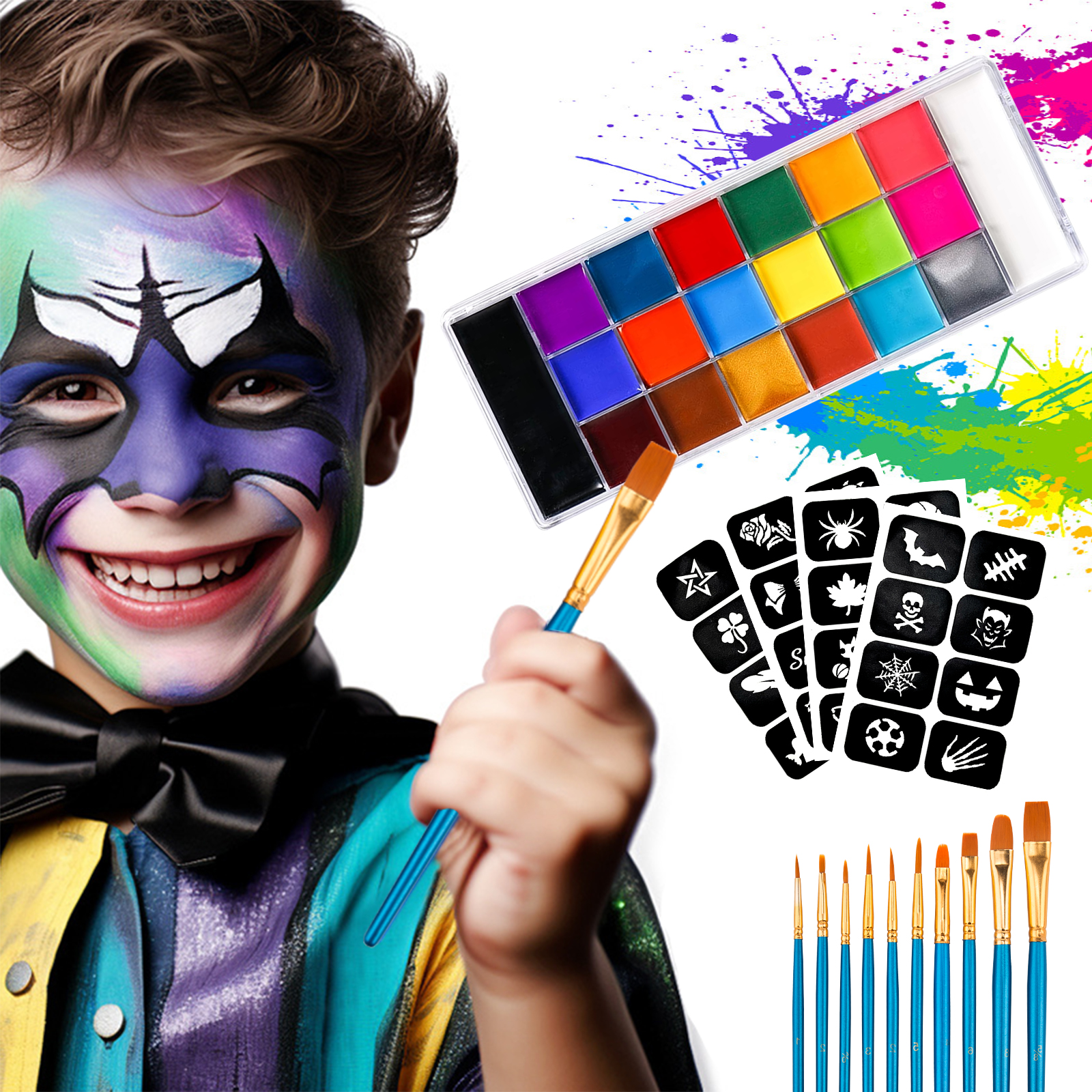 Face Body Paint Palette Oil Ma - Body Paint Sfx ulasan dan harga
