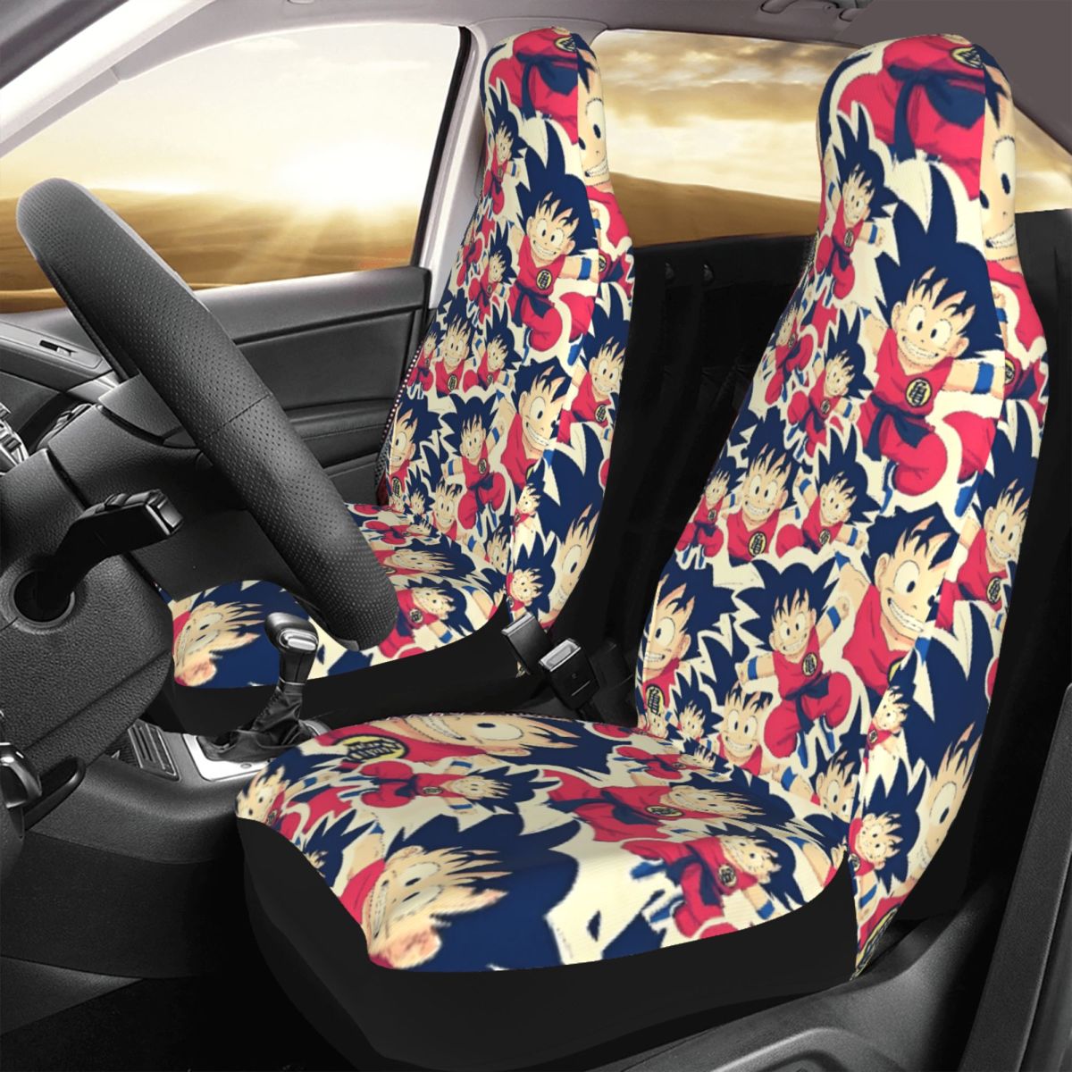 DBZ Goku Pattern Universal Car - Cosplay Prop Patterns ulasan dan harga