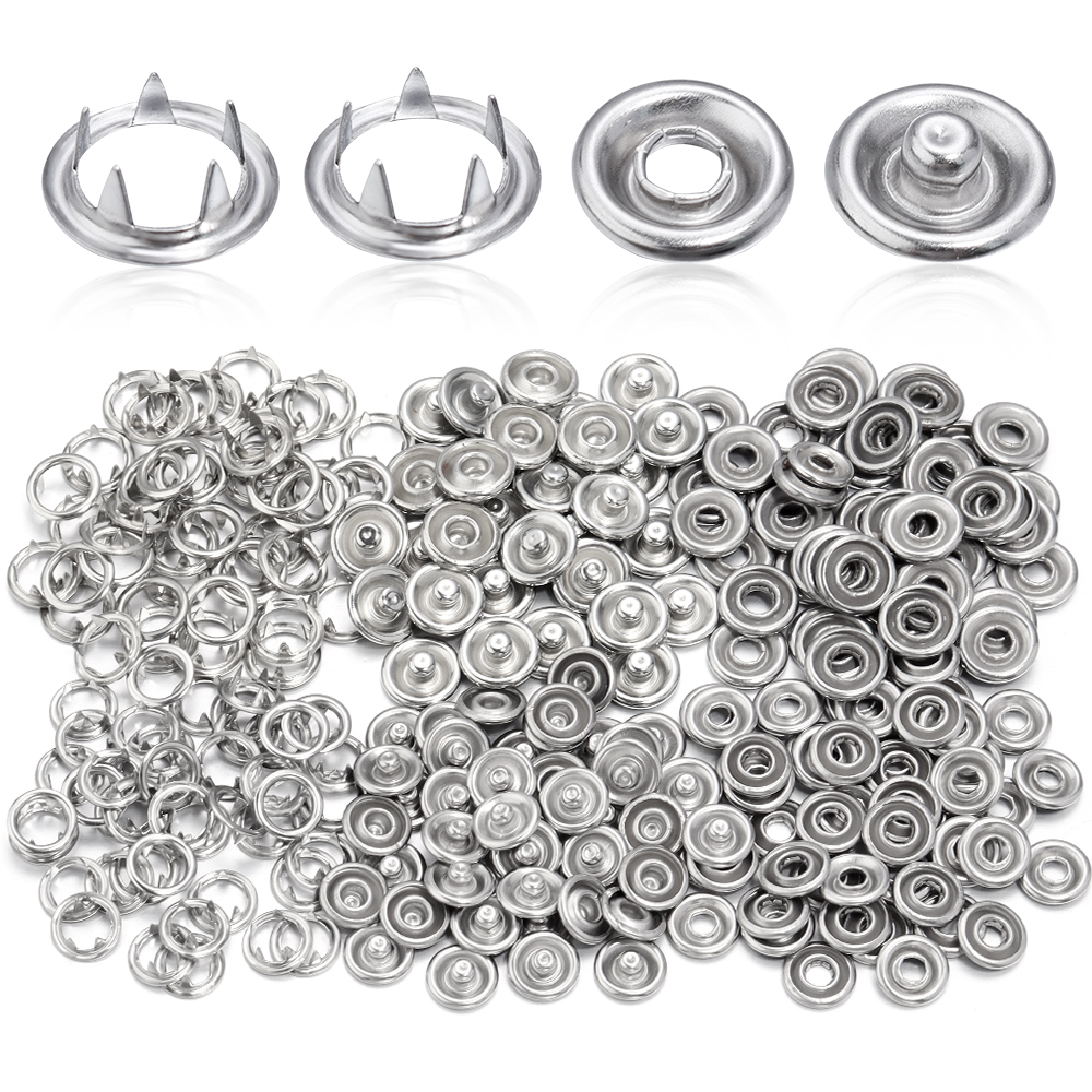 SAUVOO 50sets Iron Snap Button - Snap Fastener Set ulasan dan harga