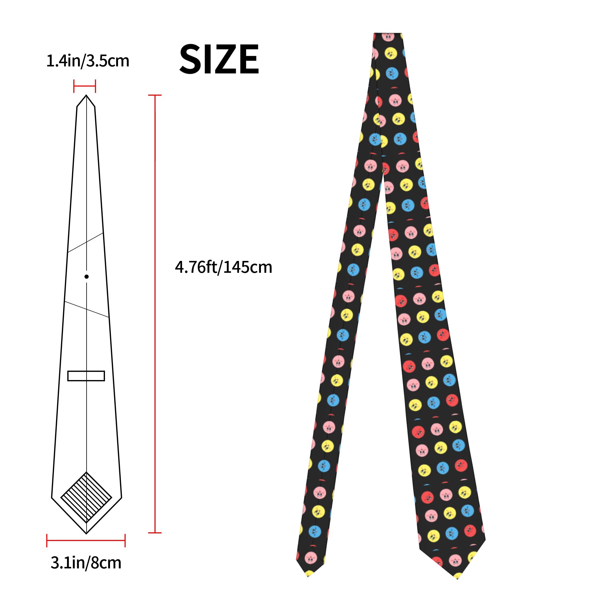 Rolling Kirby Pattern Neckties - Cosplay Prop Patterns ulasan dan harga