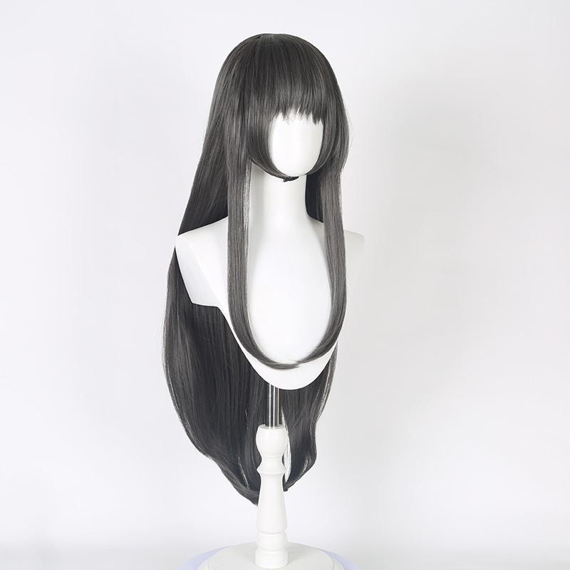Anime Homura Akemi Black Grey  - Wig Fiber Net ulasan dan harga