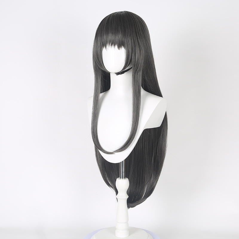 Anime Homura Akemi Black Grey  - Wig Fiber Net ulasan dan harga