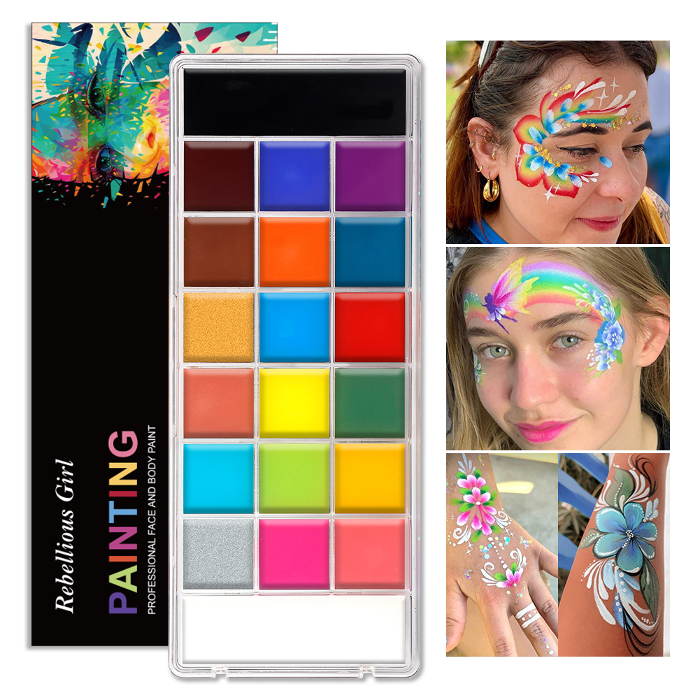 20 Colors Professional Face Pa - Cosplay Prop Paint ulasan dan harga
