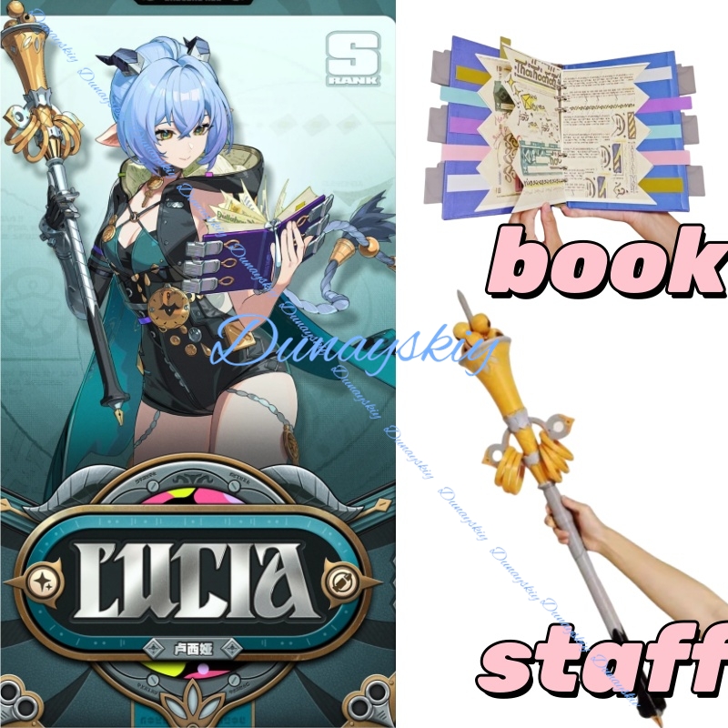 Game Zenless Zone Zero Lucia C - Cosplay Prop Book ulasan dan harga