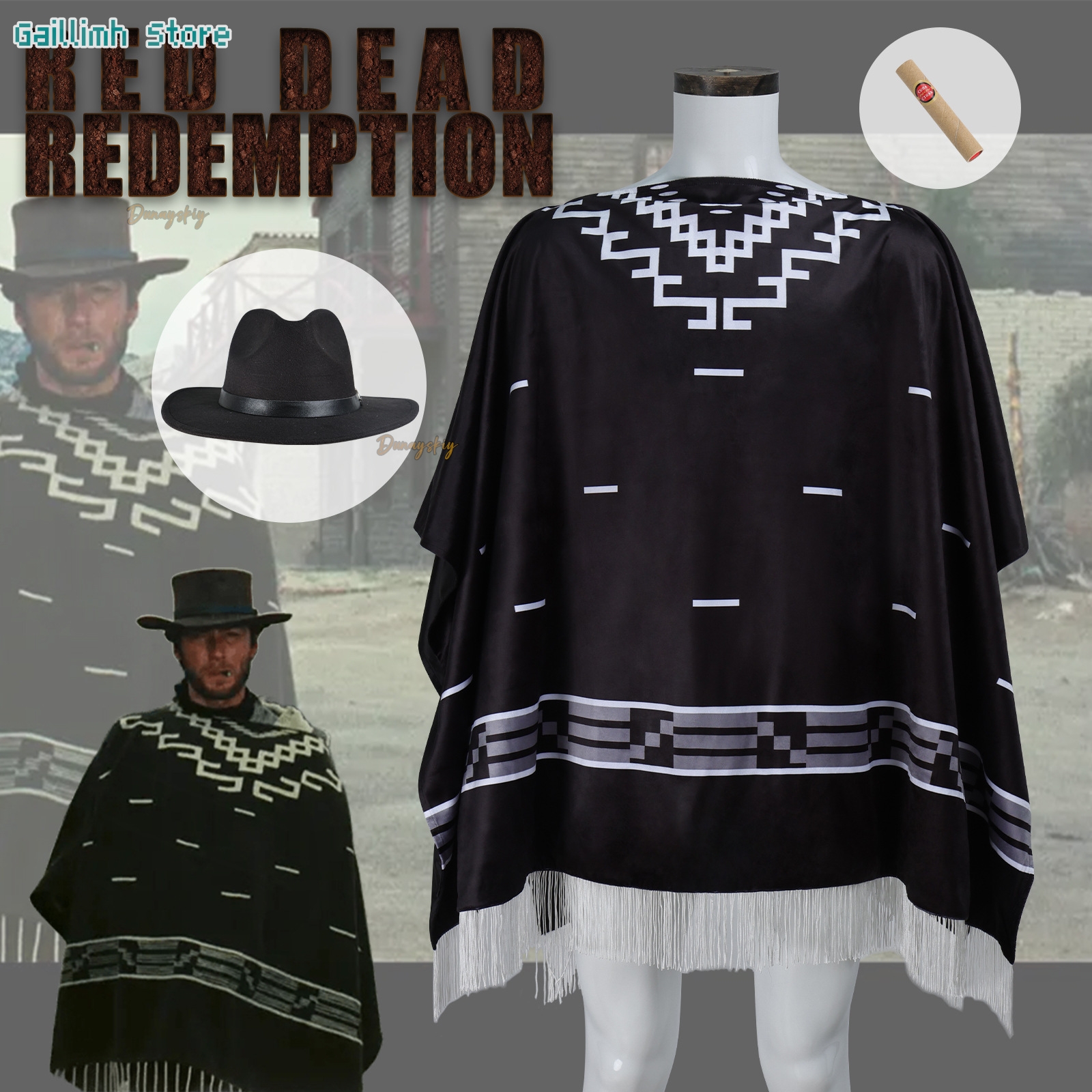 Movie Cosplay Clint Eastwood P - Cosplay Prop Patterns ulasan dan harga