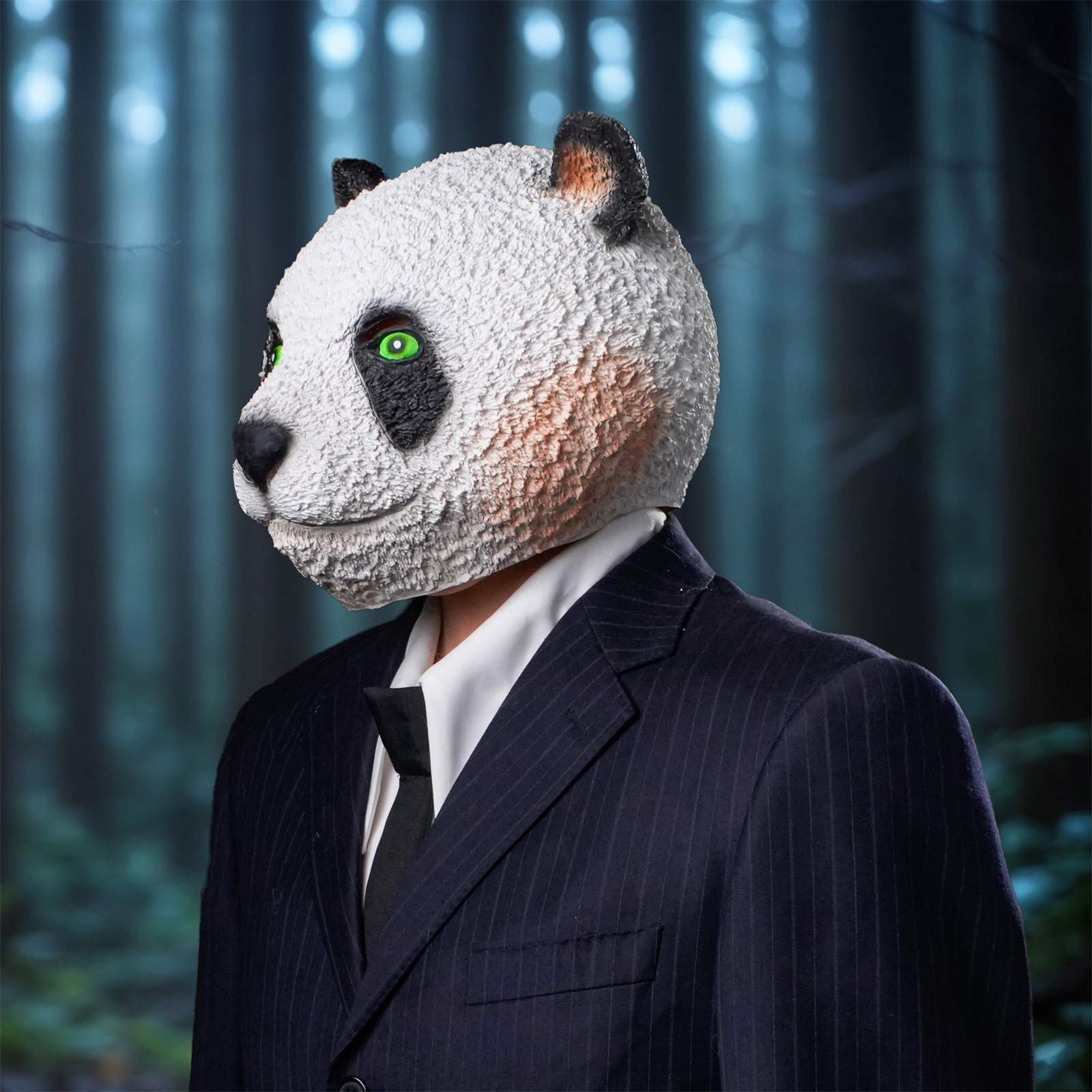 Panda Latex Mask - Movie-Grade - Cosplay Prop Paint ulasan dan harga