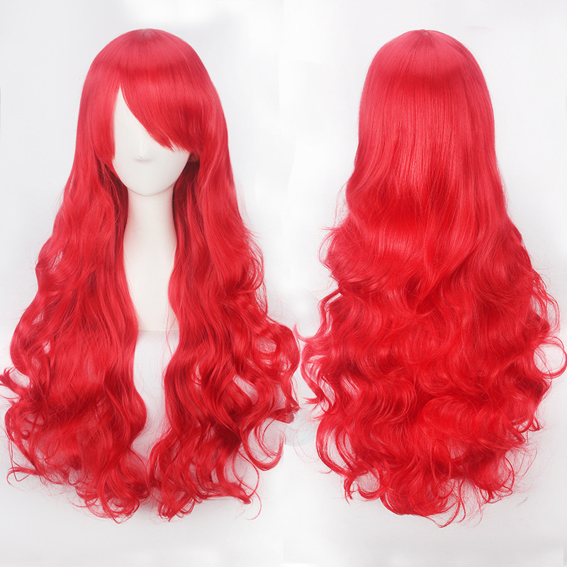 Synthetic Cosplay Wig Colored  - Wig Fiber Net ulasan dan harga