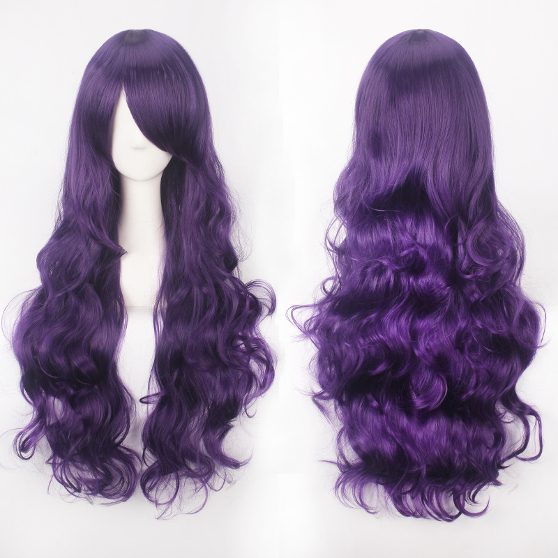Synthetic Cosplay Wig Colored  - Wig Fiber Net ulasan dan harga