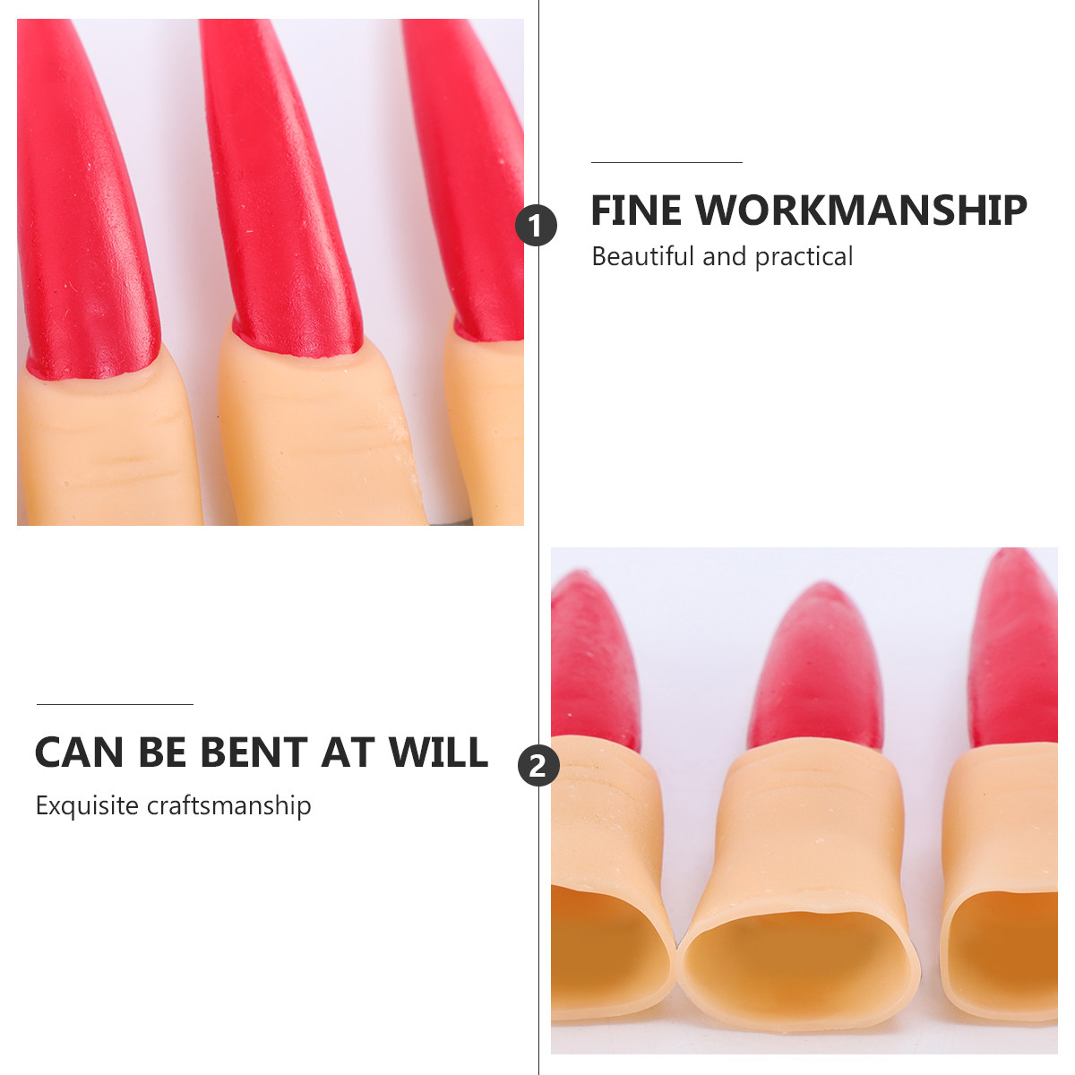 20Pcs Halloween Nails Props Ru - Easy Cosplay Prop ulasan dan harga