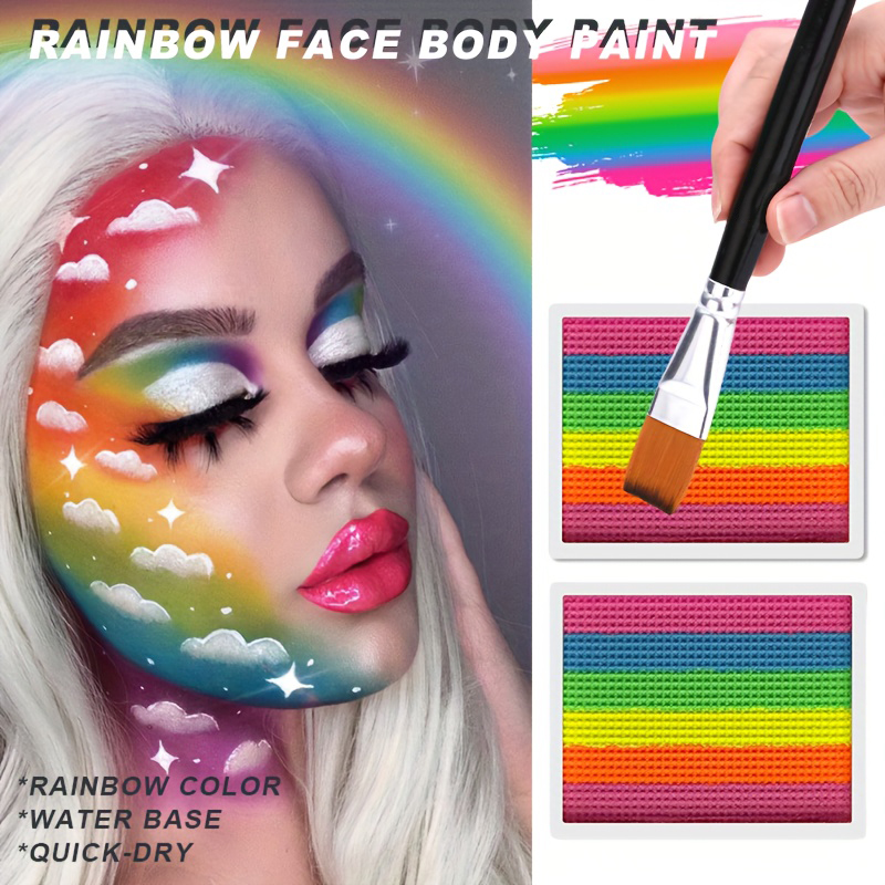 Rainbow Face and Body Paint Se - Body Paint Sfx ulasan dan harga