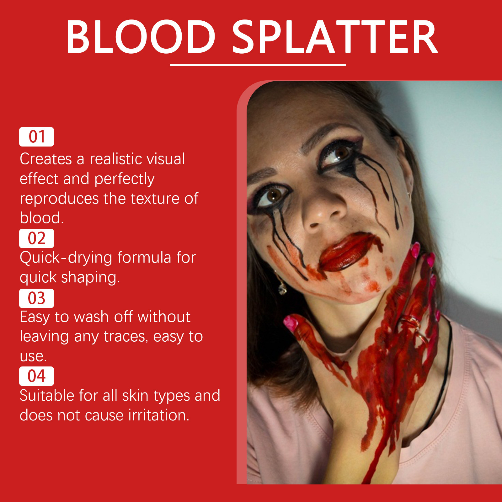 Halloween Emulation Fake Blood - Cosplay Prop Paint ulasan dan harga