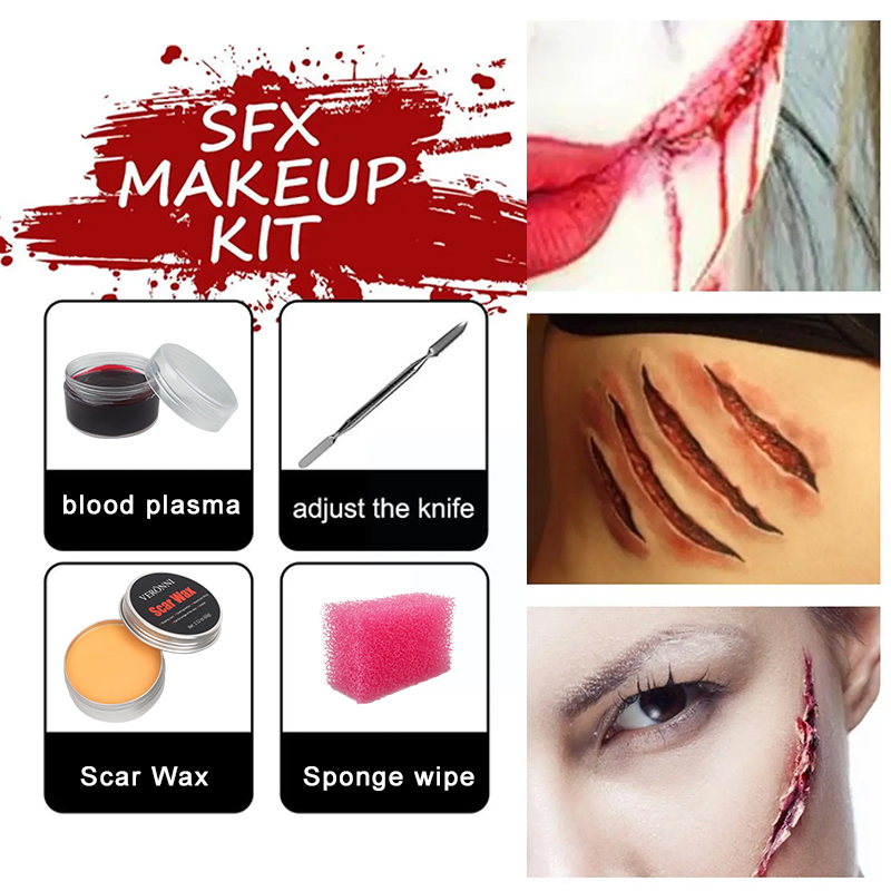 Scars Wax Kit Fake Molding Wou - Body Paint Sfx ulasan dan harga
