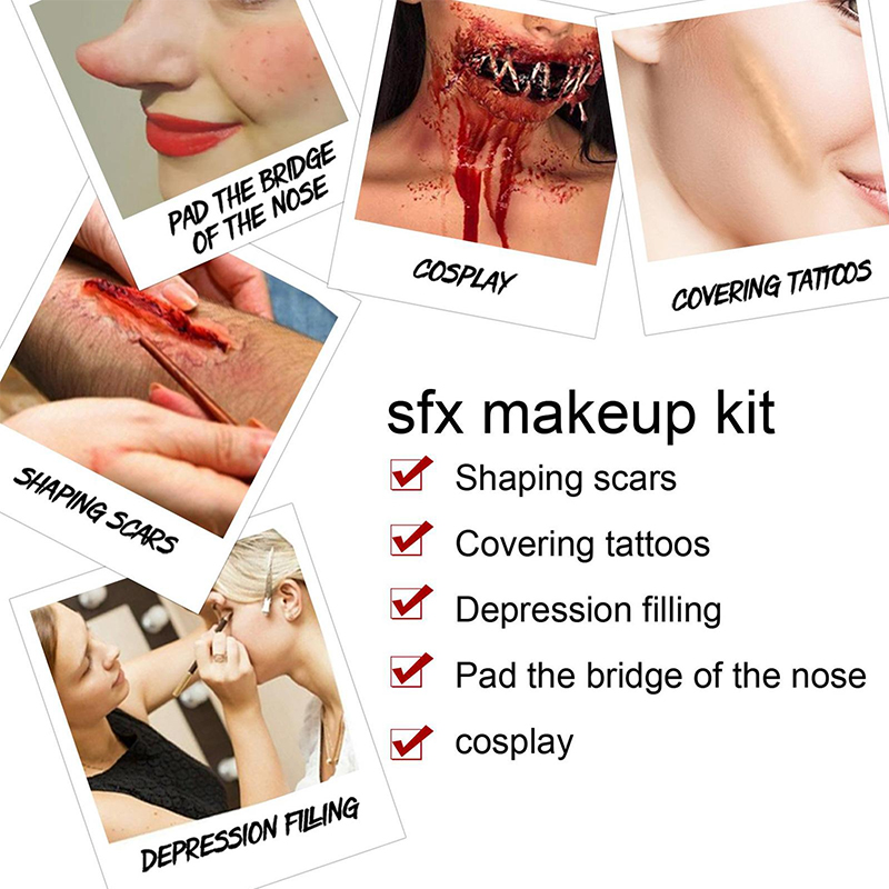 Scars Wax Kit Fake Molding Wou - Body Paint Sfx ulasan dan harga
