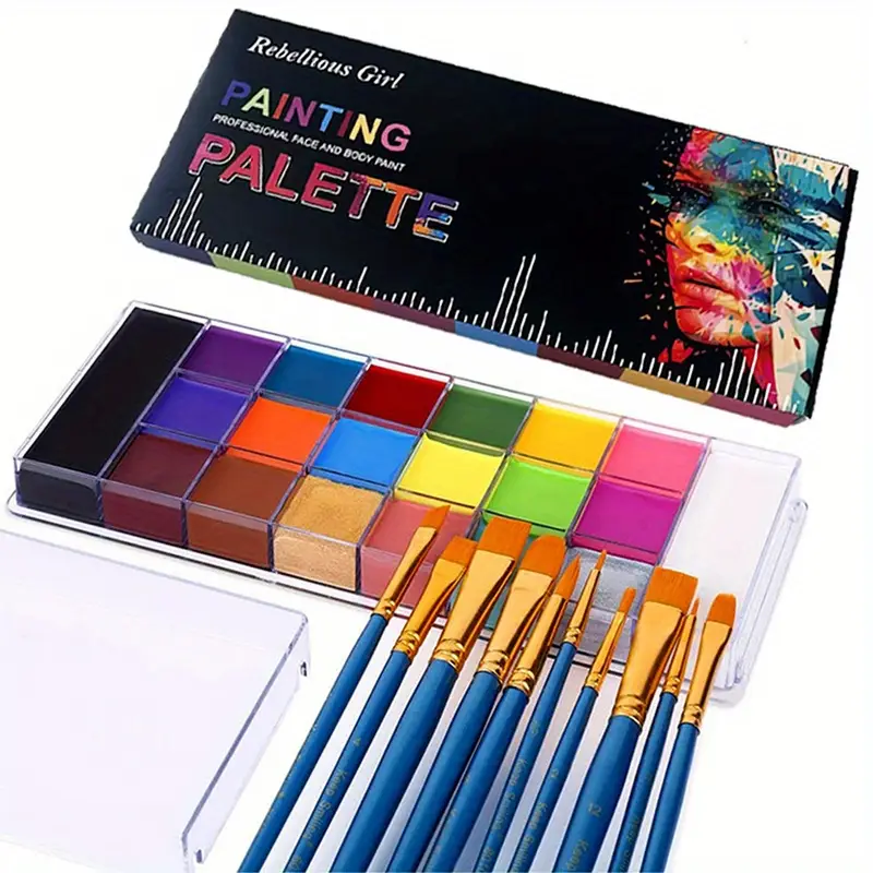 20 Color Face & Body Paint Pal - Body Paint Sfx ulasan dan harga
