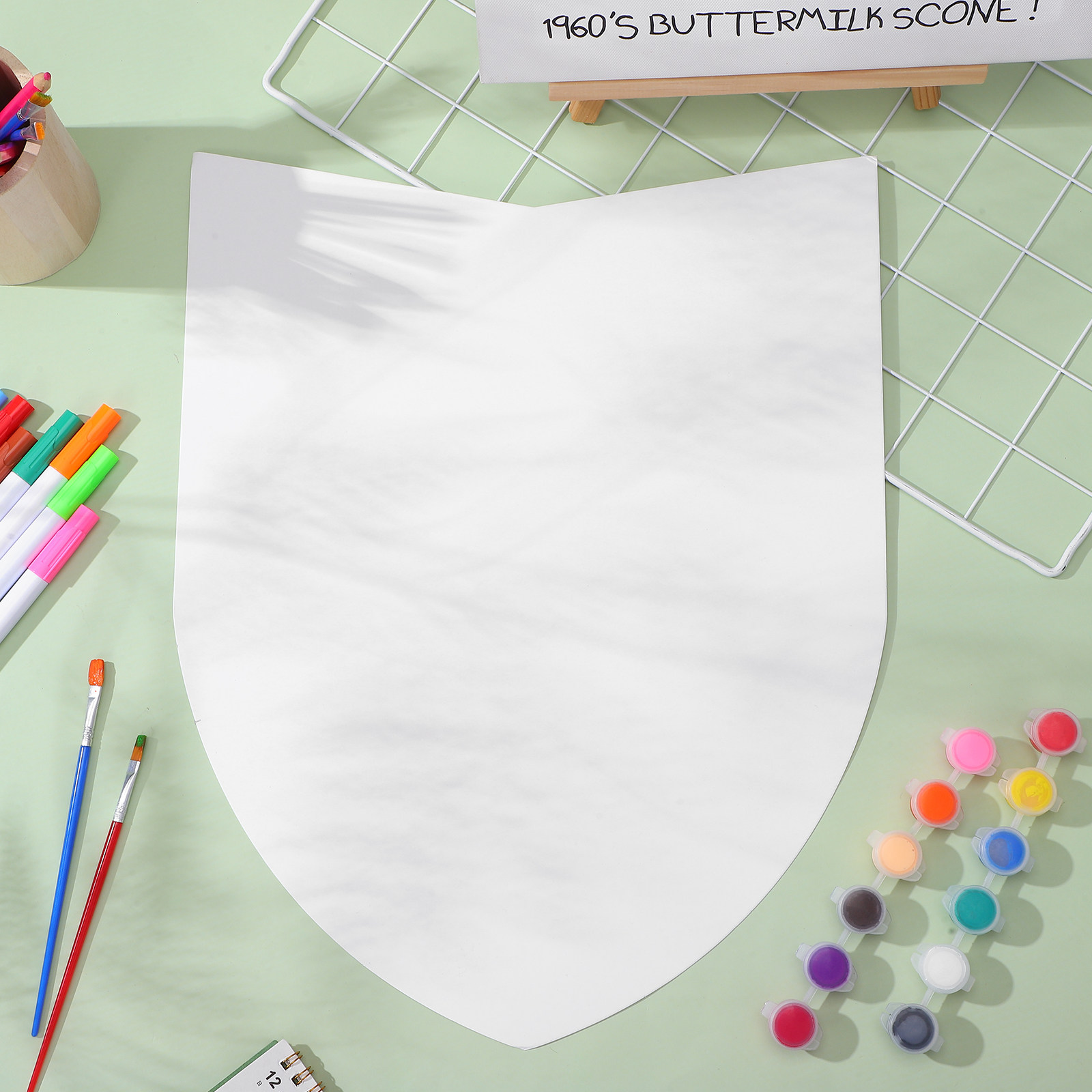 1Set DIY Blank Play Shield for - Cosplay Prop Painting ulasan dan harga