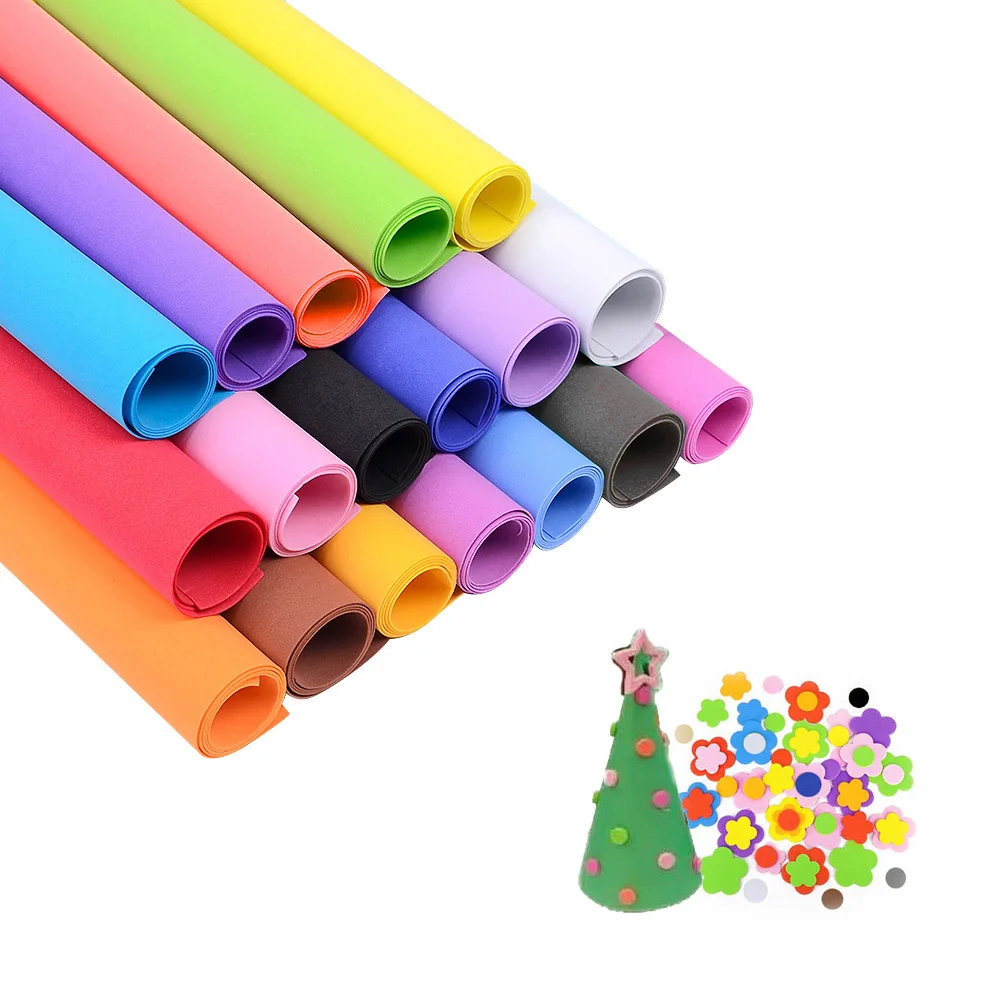 1/18Pcs Colorful EVA Foam Shee - Eva Foam Sheet ulasan dan harga