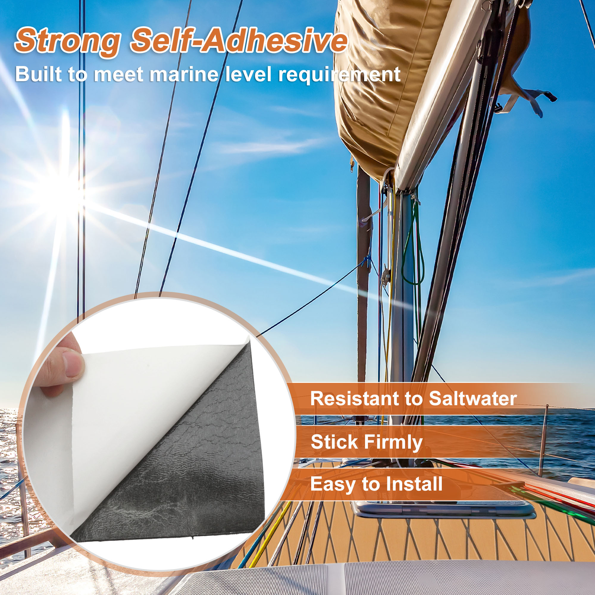 UXCELL 2440X400X6mm Self-Adhes - Eva Foam Sheet ulasan dan harga