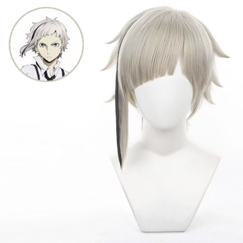 Nakajima Atsushi Cosplay Wig S - Wig Fiber Net ulasan dan harga