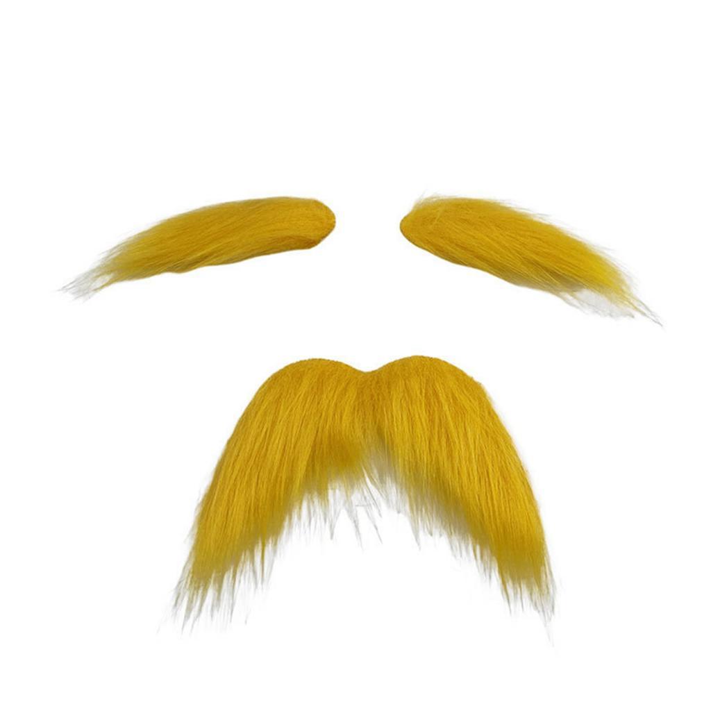 Novelty Stick on Fake Mustache - Cosplay Prop Kit ulasan dan harga