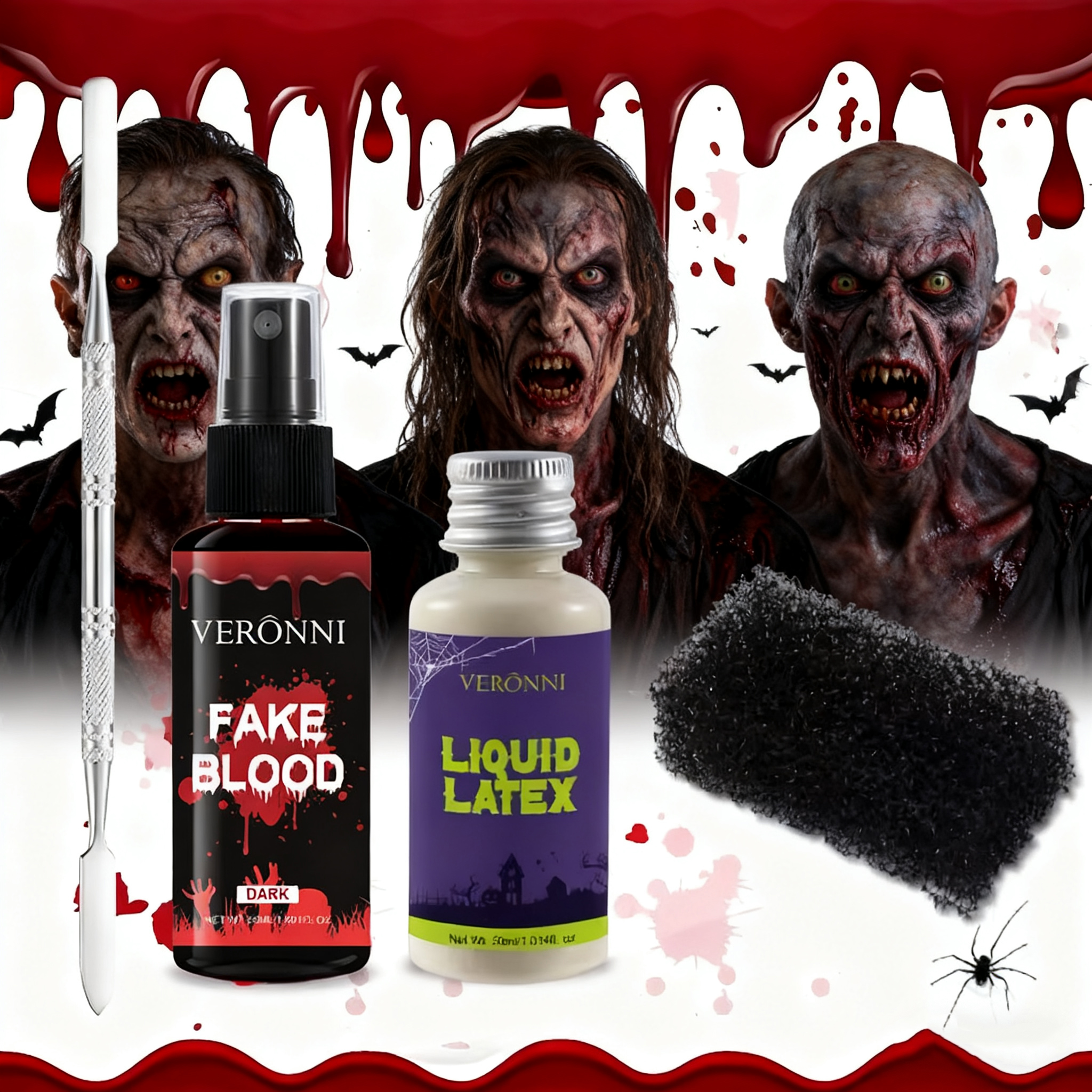 Liquid Latex SFX Makeup Kit wi - Body Paint Sfx ulasan dan harga