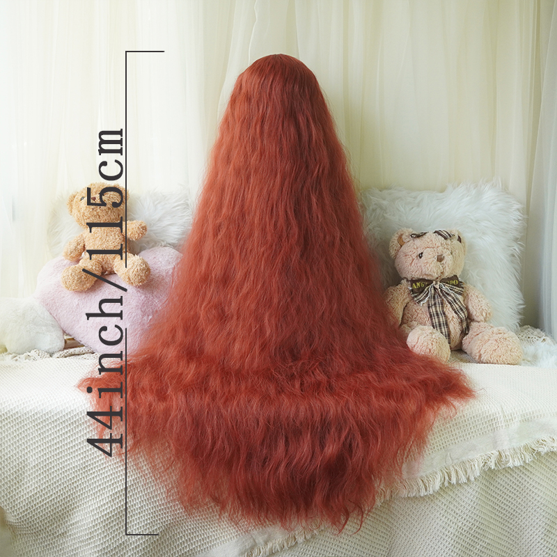 44inch Ultra-Long Rose Net Ani - Wig Fiber Net ulasan dan harga