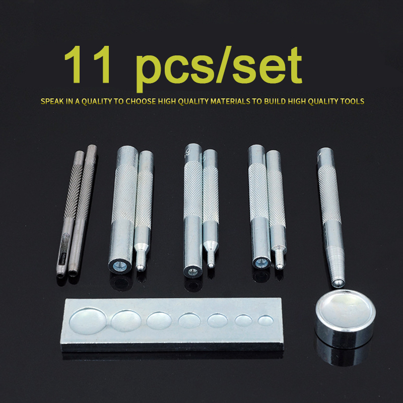 11Pcs Snap Rivet Fastener Butt - Snap Fastener Set ulasan dan harga