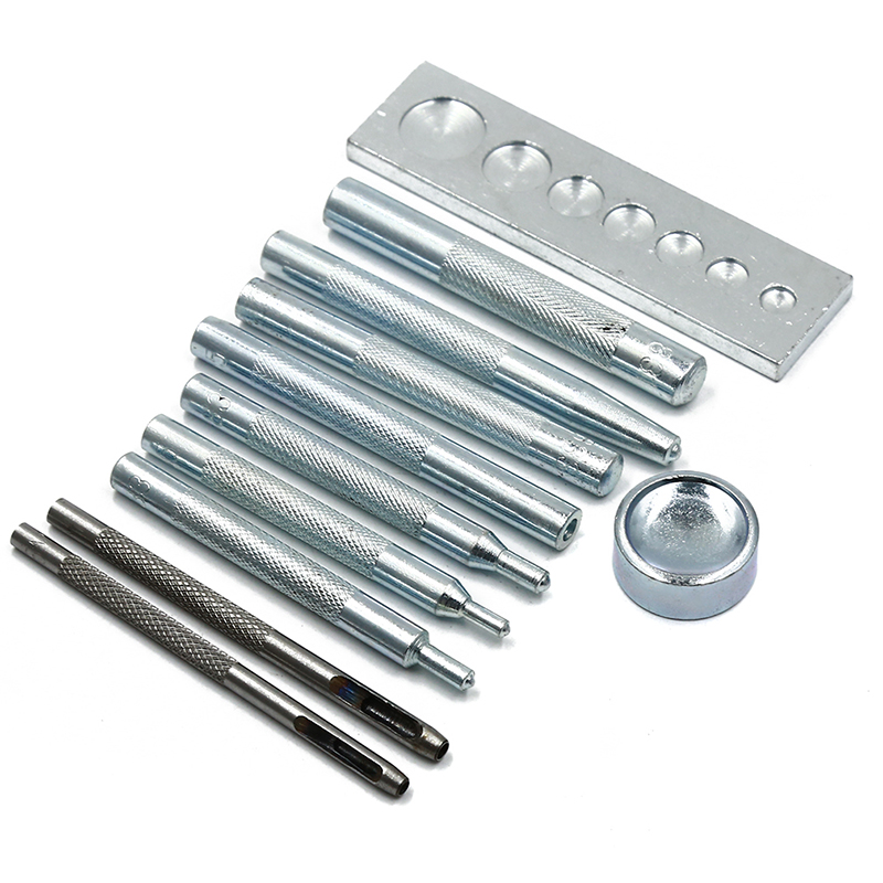 11Pcs Snap Rivet Fastener Butt - Snap Fastener Set ulasan dan harga
