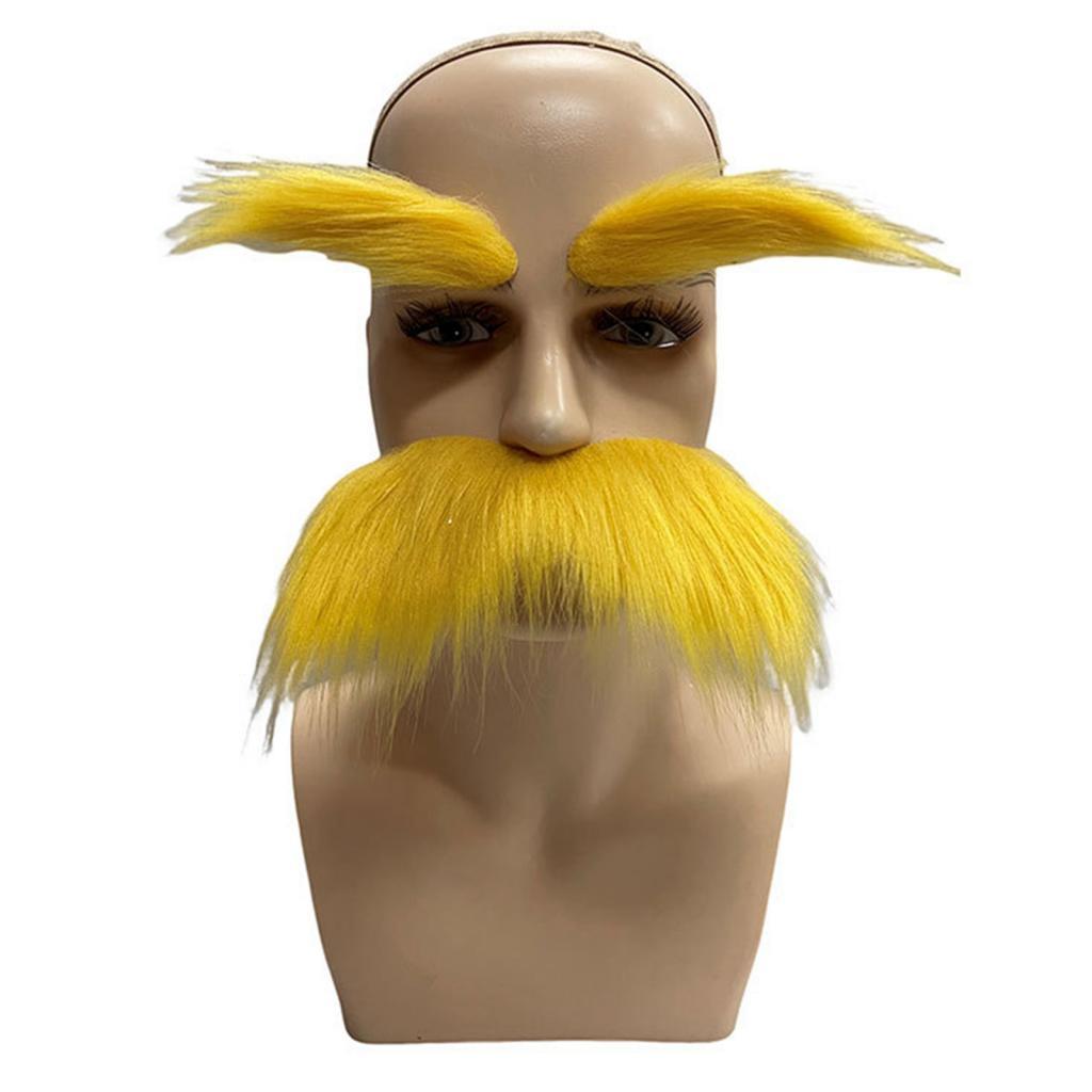 Halloween Fake Mustache Beard  - Cosplay Prop Kit ulasan dan harga