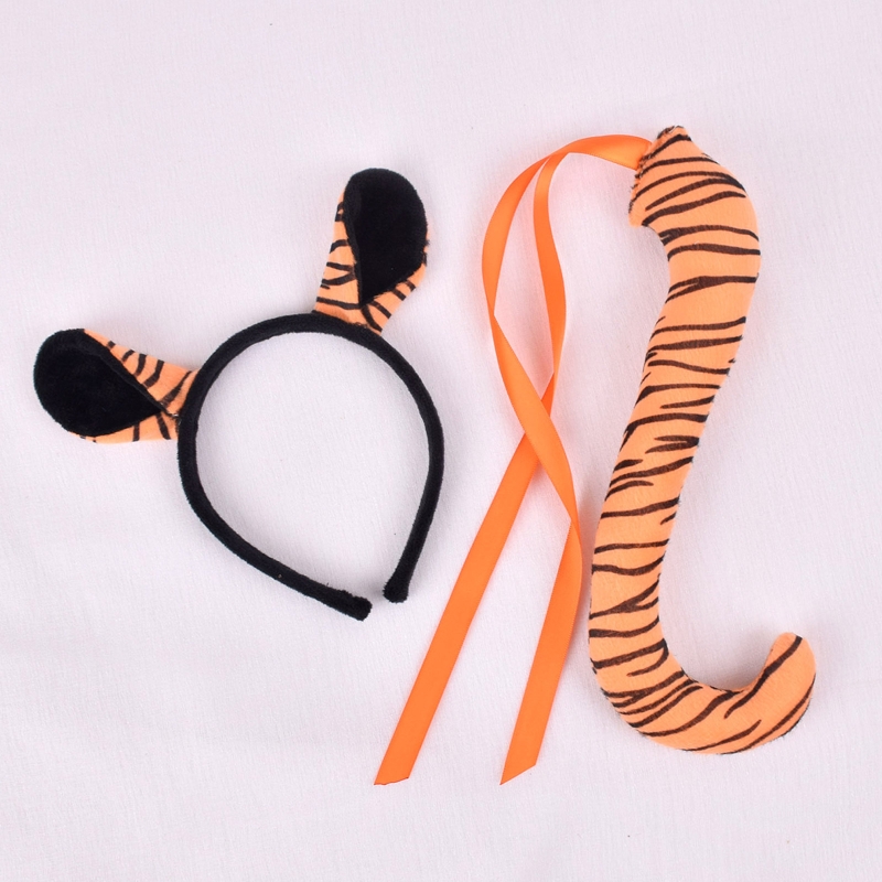 Tiger Costume Set Tiger Ears T - Cosplay Prop Kit ulasan dan harga