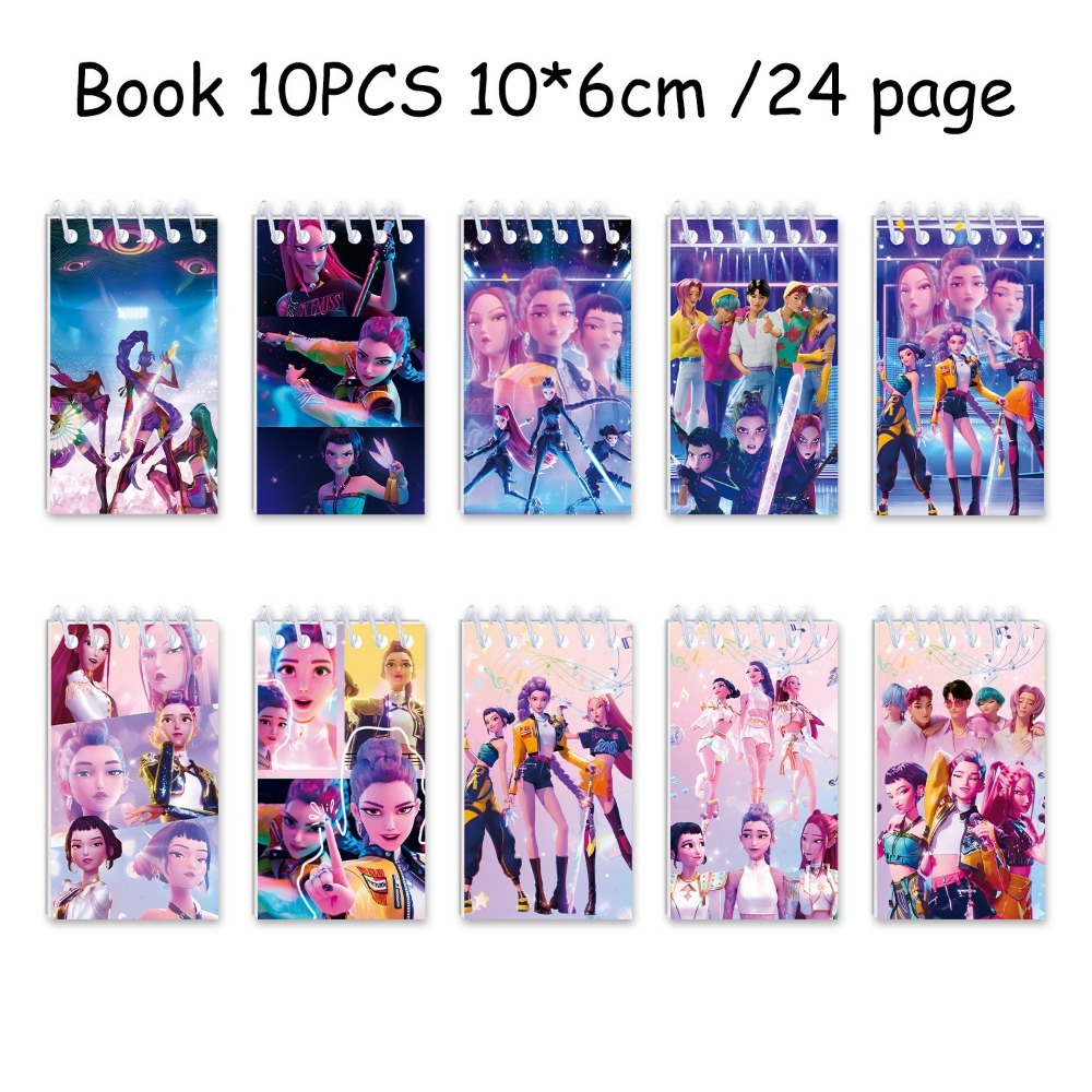 10PCS Anime Girls Group K-pop  - Cosplay Prop Patterns ulasan dan harga