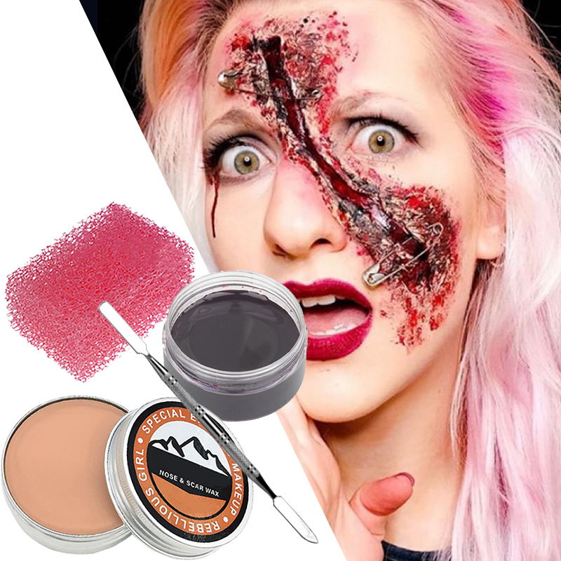 SFX Makeup Kit Scars Wax Hallo - Body Paint Sfx ulasan dan harga