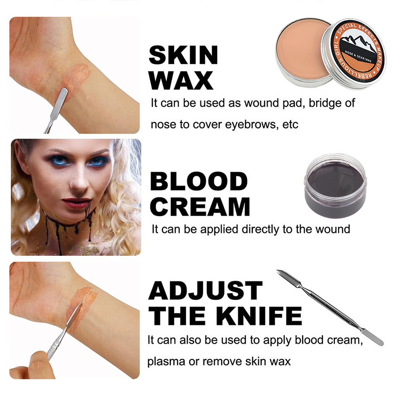 SFX Makeup Kit Scars Wax Hallo - Body Paint Sfx ulasan dan harga