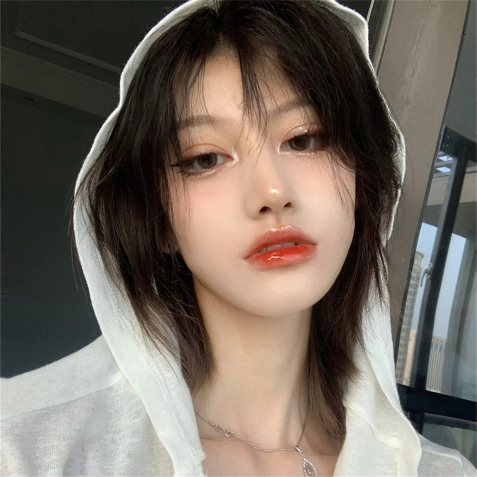 AS Synthetic Wig Female Short  - Wig Fiber Net ulasan dan harga