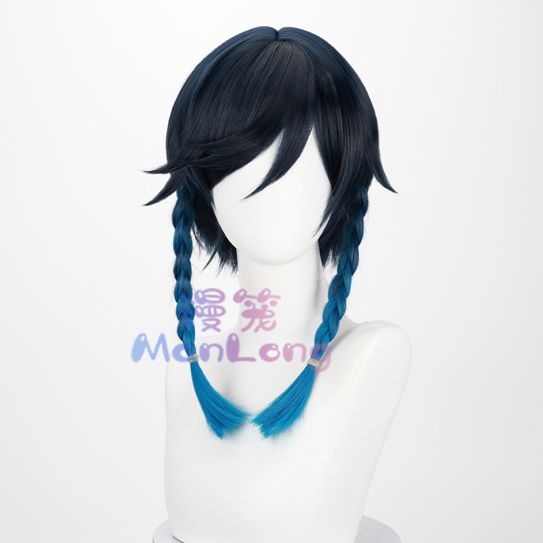 Genshin Impact Venti Cosplay W - Wig Fiber Net ulasan dan harga