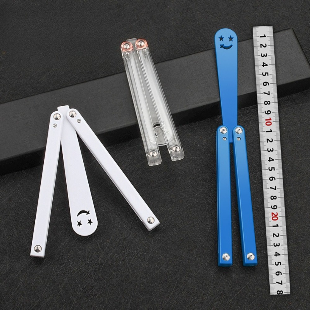 1pc Butterfly Handshake Knife  - Cosplay Prop Paint ulasan dan harga