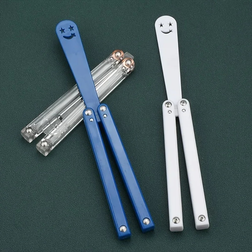 1pc Butterfly Handshake Knife  - Cosplay Prop Paint ulasan dan harga