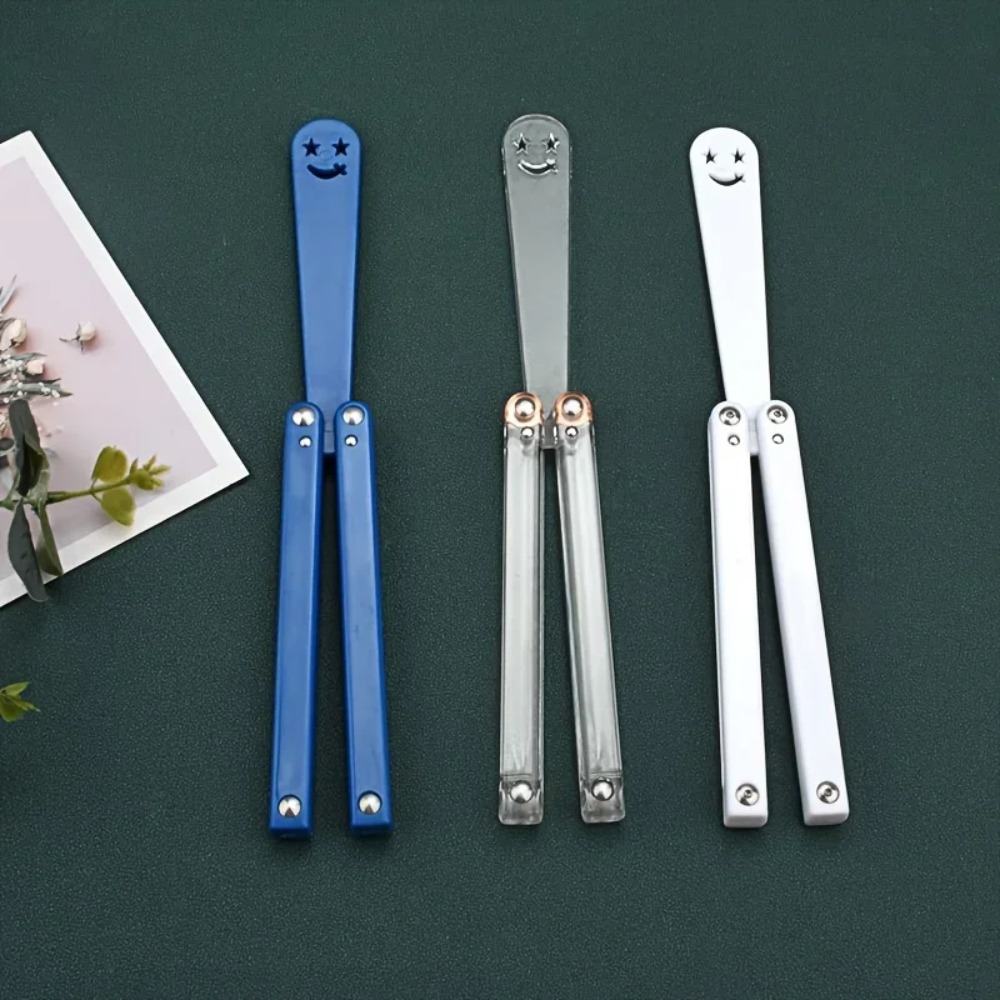 1pc Butterfly Handshake Knife  - Cosplay Prop Paint ulasan dan harga