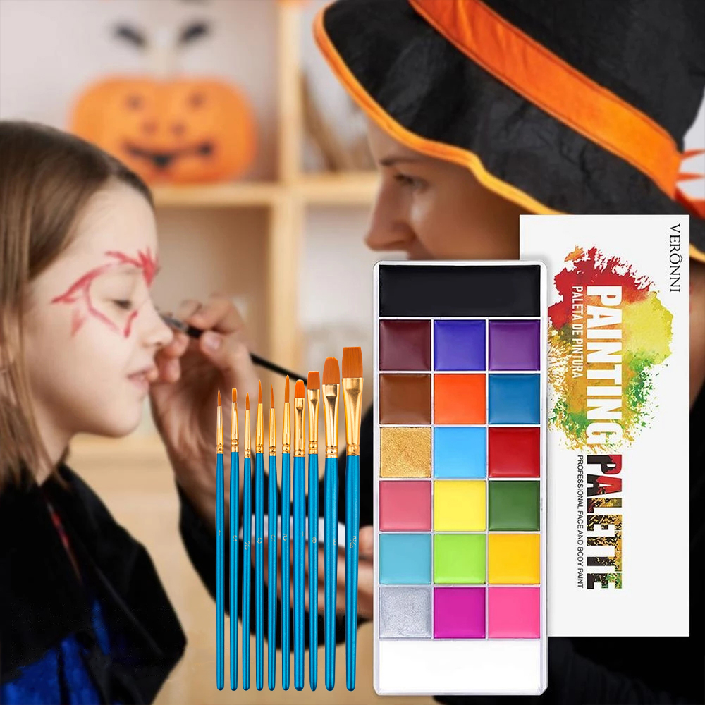 Face & Body Paint Palette,Long - Body Paint Sfx ulasan dan harga