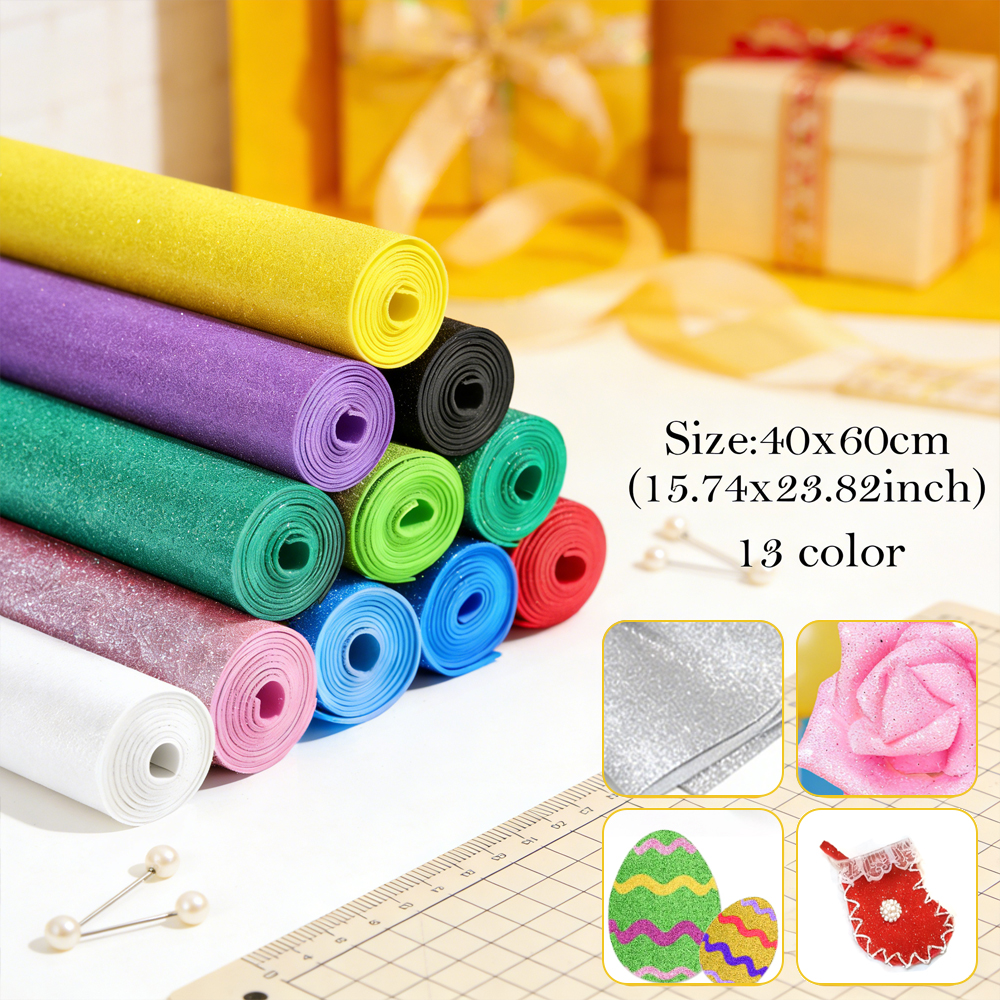 1pcs Sparkling Golds EVA Foam  - Eva Foam Sheet ulasan dan harga